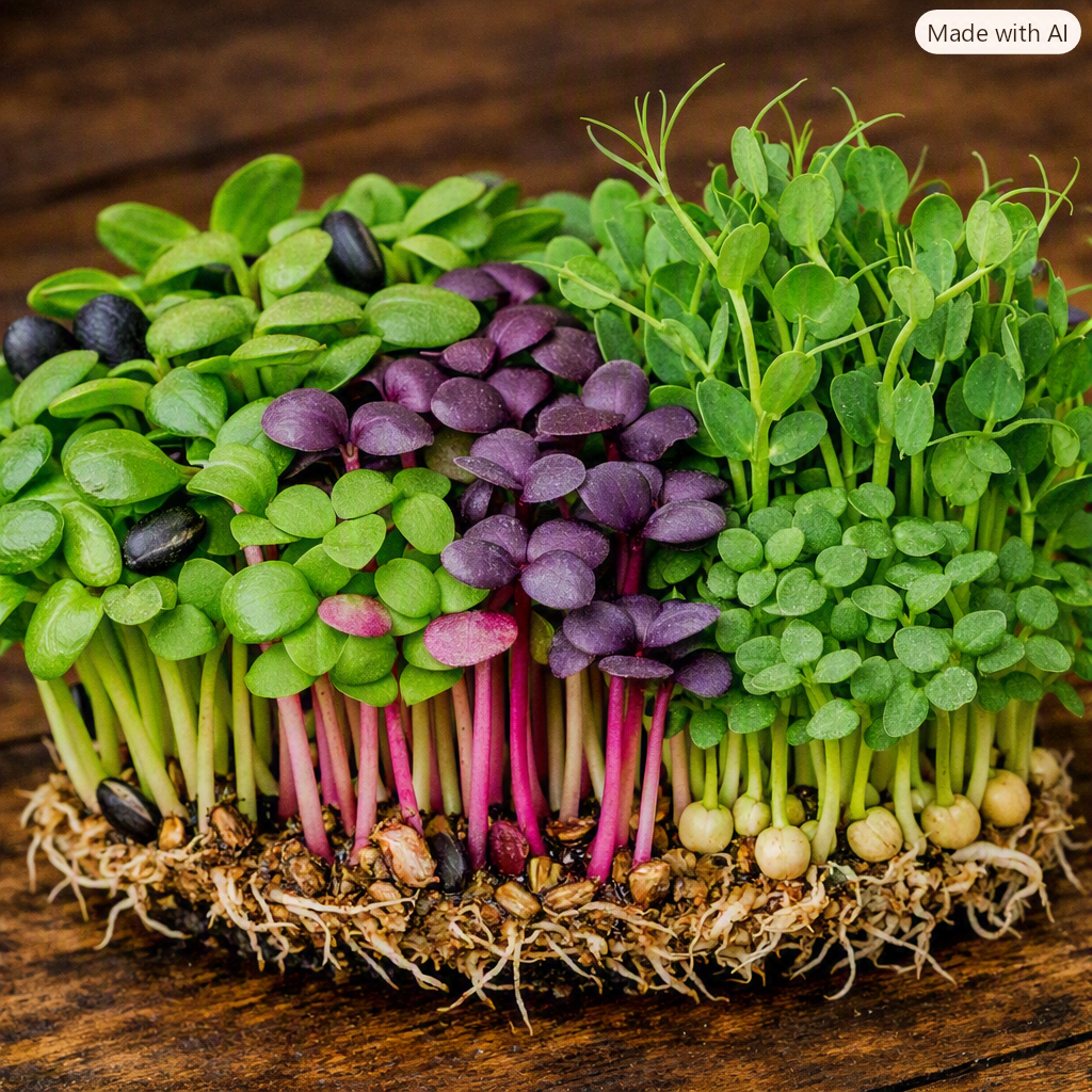 Mixed microgreens by Ojas Microgreens Bengaluru