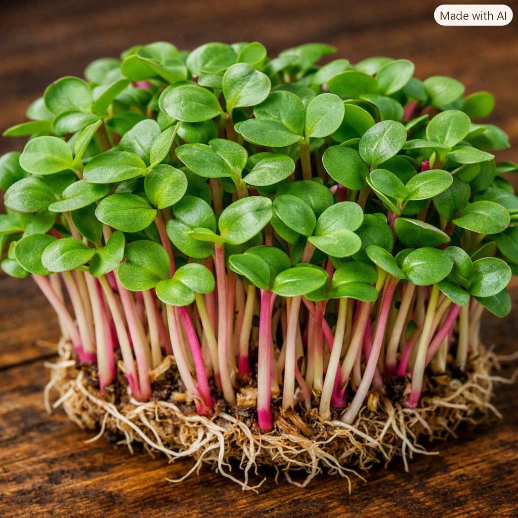Radish microgreens by Ojas Microgreens Bengaluru